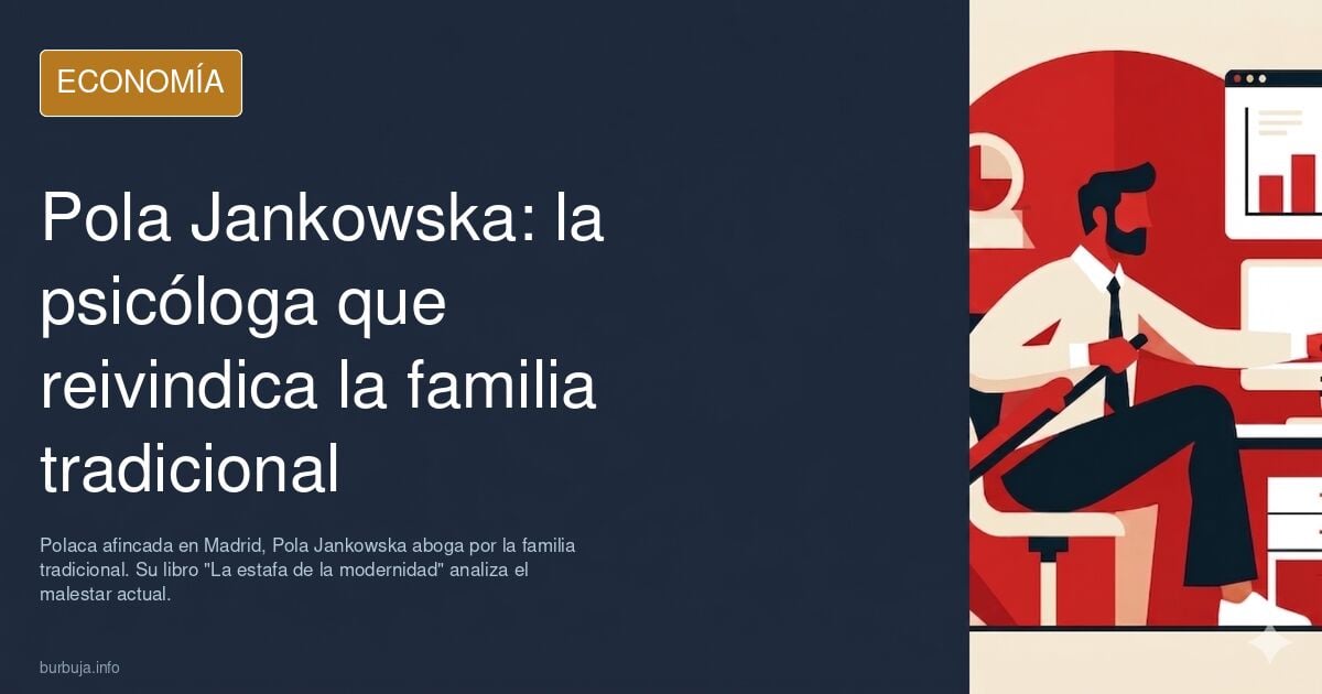 Pola Jankowska: La pizpi-psicóloga polaca afincada en Madrid que aboga por la familia tradicional.