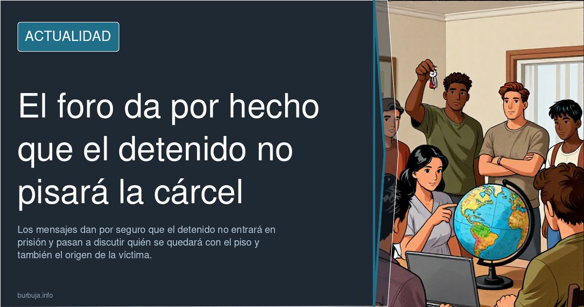 El foro da por hecho que el detenido no pisará la cárcel