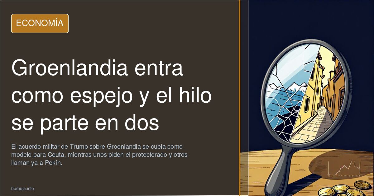 Groenlandia entra como espejo y el hilo se parte en dos
