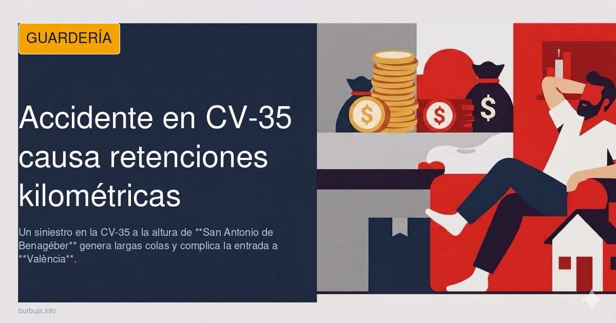 Siniestro

Un accidente en la CV-35 a la altura de San Antonio de Benagéber complica la entrada a València con retenciones kilométricas