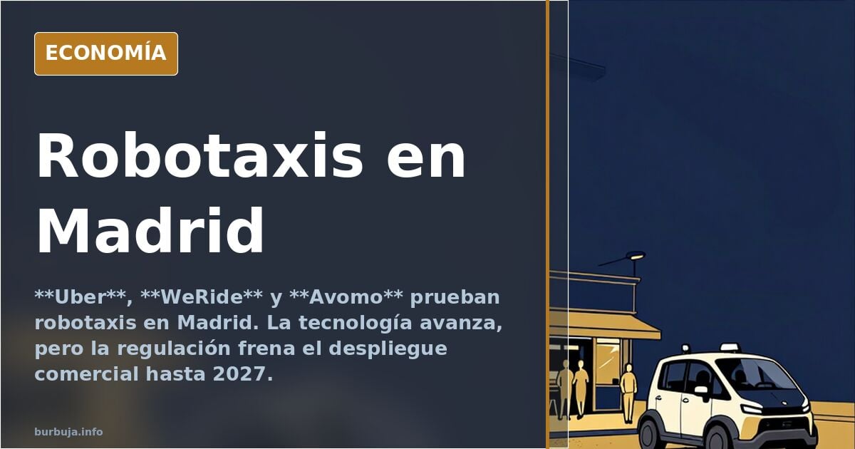 Robotaxis en Madrid