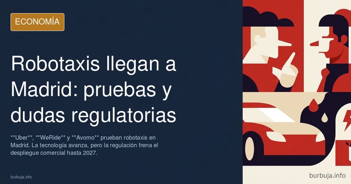 Robotaxis en Madrid