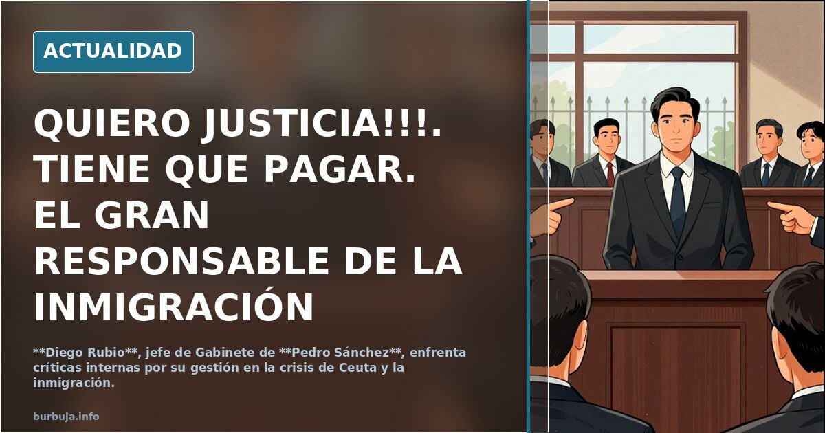 QUIERO JUSTICIA!!!. TIENE QUE PAGAR. EL GRAN RESPONSABLE DE LA inmi gración ILEGAL