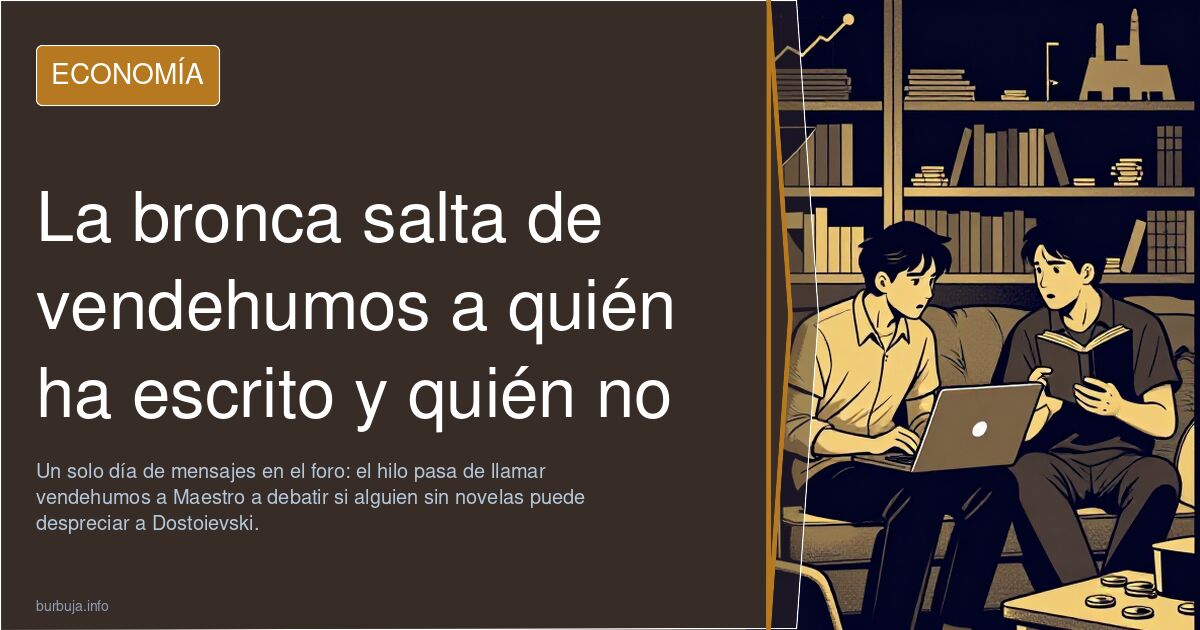 La bronca salta de vendehumos a quién ha escrito y quién no
