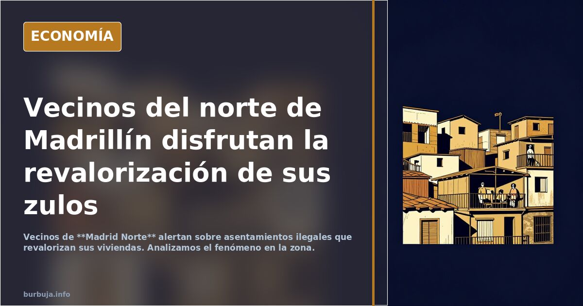 Vecinos del norte de Madrillín disfrutan la revalorización de sus zulos
