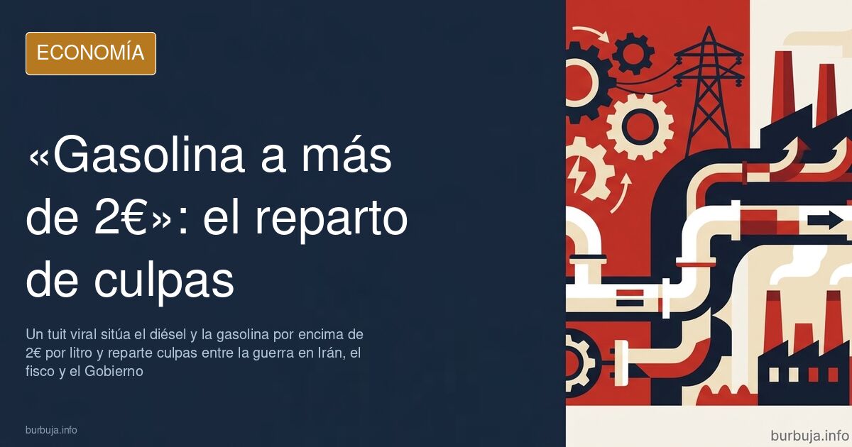 Gasoline over 2€: Viral tweet assigns blame