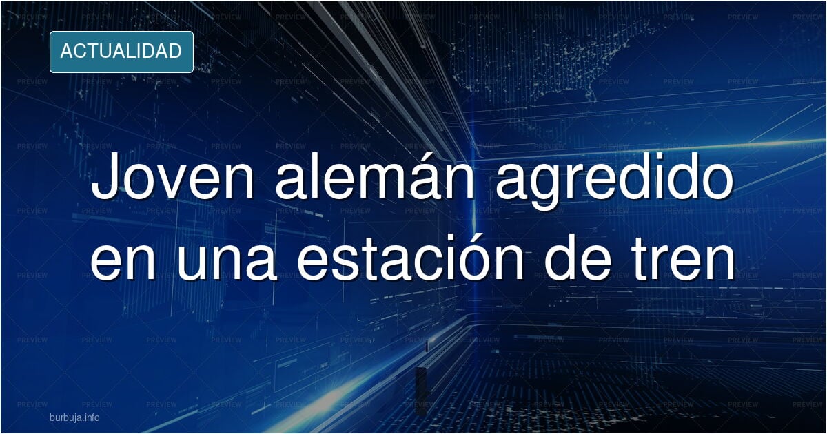 Un chiconde 14 años aleman pierde el ojo despues de ser agredido por un etíope ilegal.