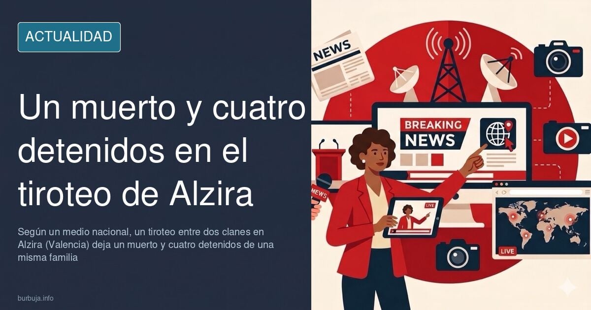 Calle de Alzira, en la Comunidad Valenciana, escenario del tiroteo entre clanes que dejó un muerto y tres heridos
