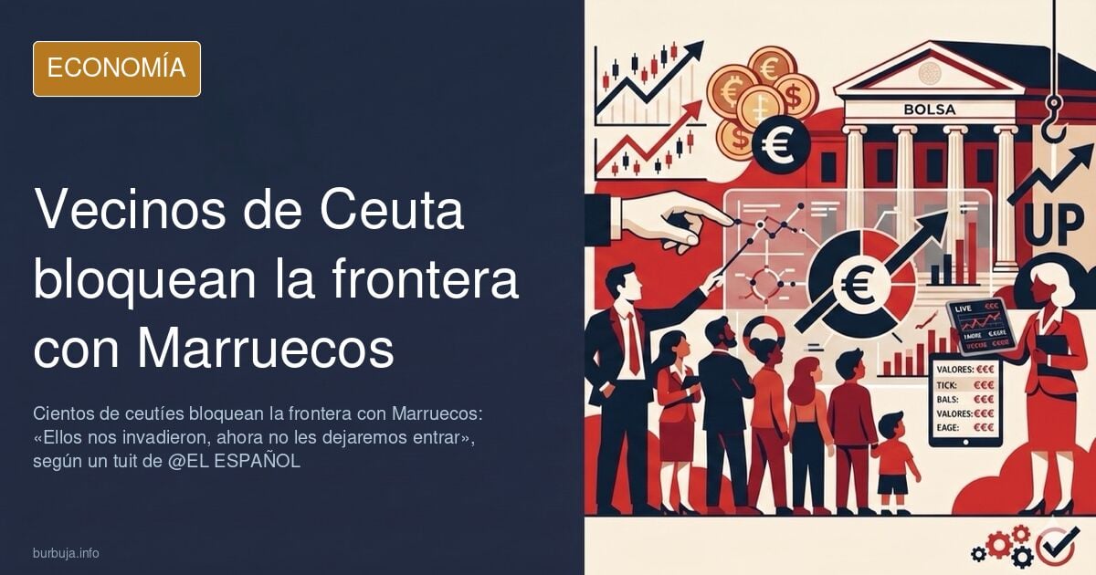 Frontera terrestre de Ceuta bloqueada, con vecinos y presencia policial y militar