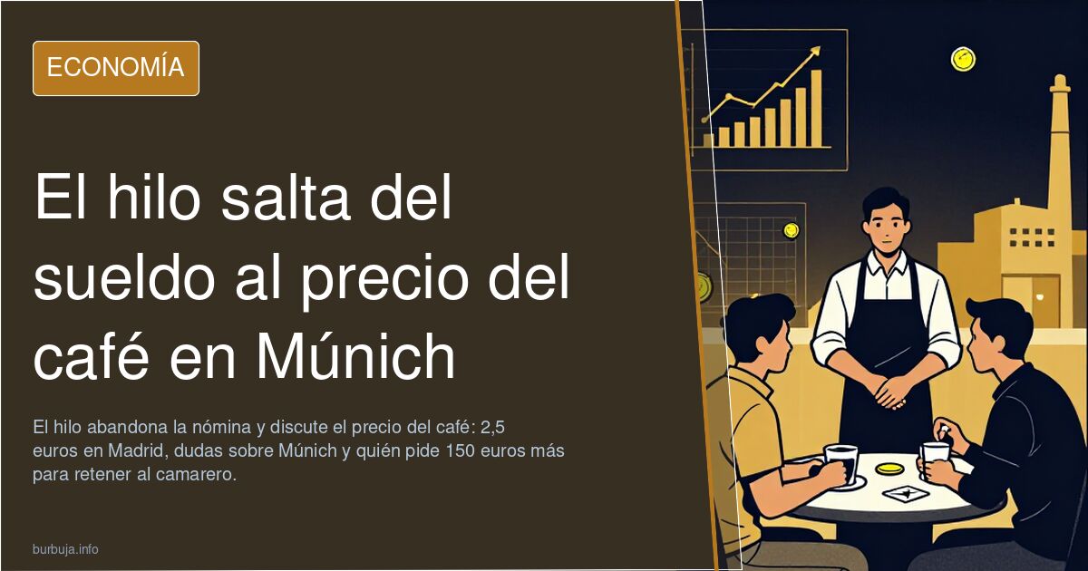 El hilo salta del sueldo al precio del café en Múnich