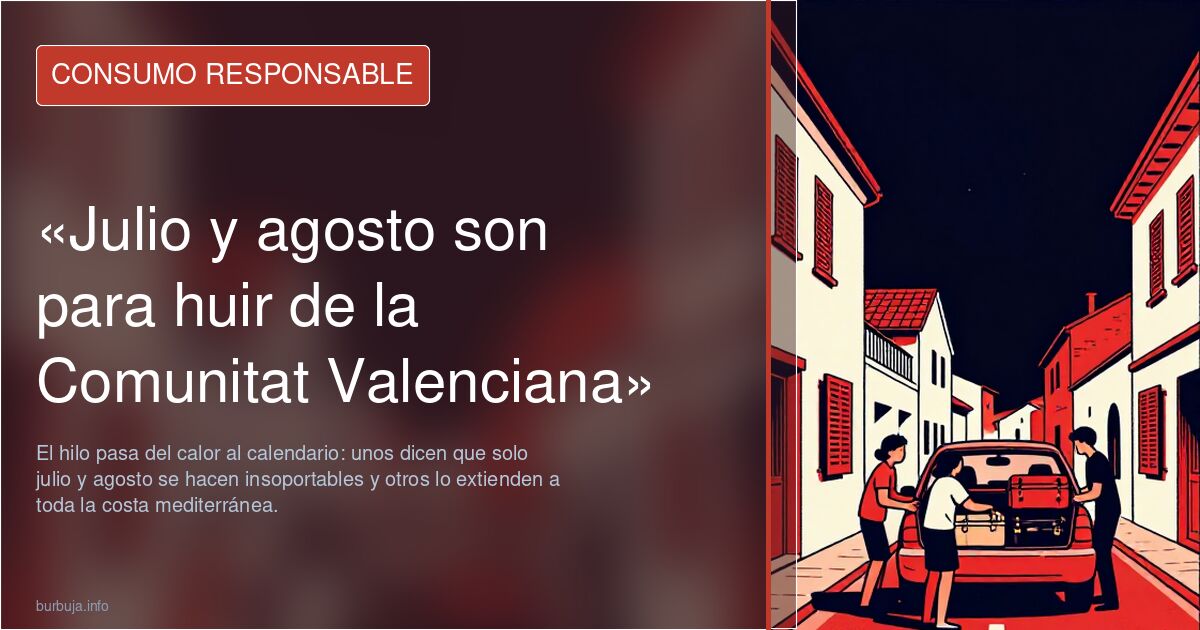 Me voy de la Comunitat Valenciana muy disgustado (provincia de castellón)