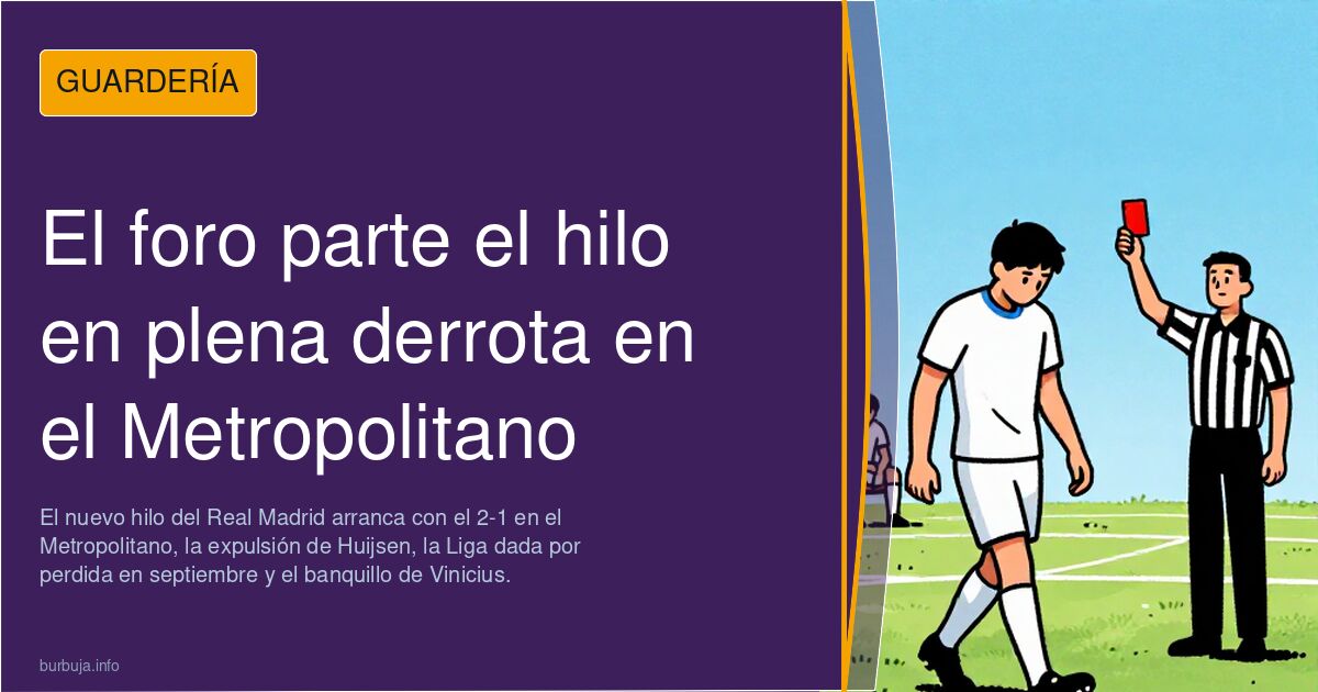 El foro parte el hilo en plena derrota en el Metropolitano