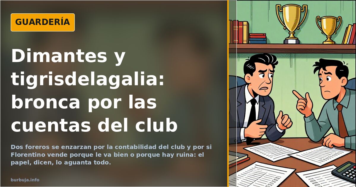 Dimantes y tigrisdelagalia: bronca por las cuentas del club