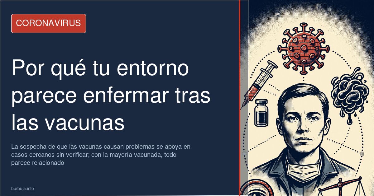Persona mayor con mascarilla en una residencia, imagen ilustrativa de las sospechas no verificadas sobre las vacunas