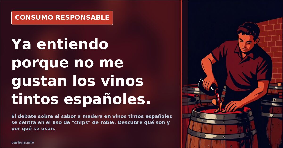 Ya entiendo porque no me gustan los vinos tintos españoles.
