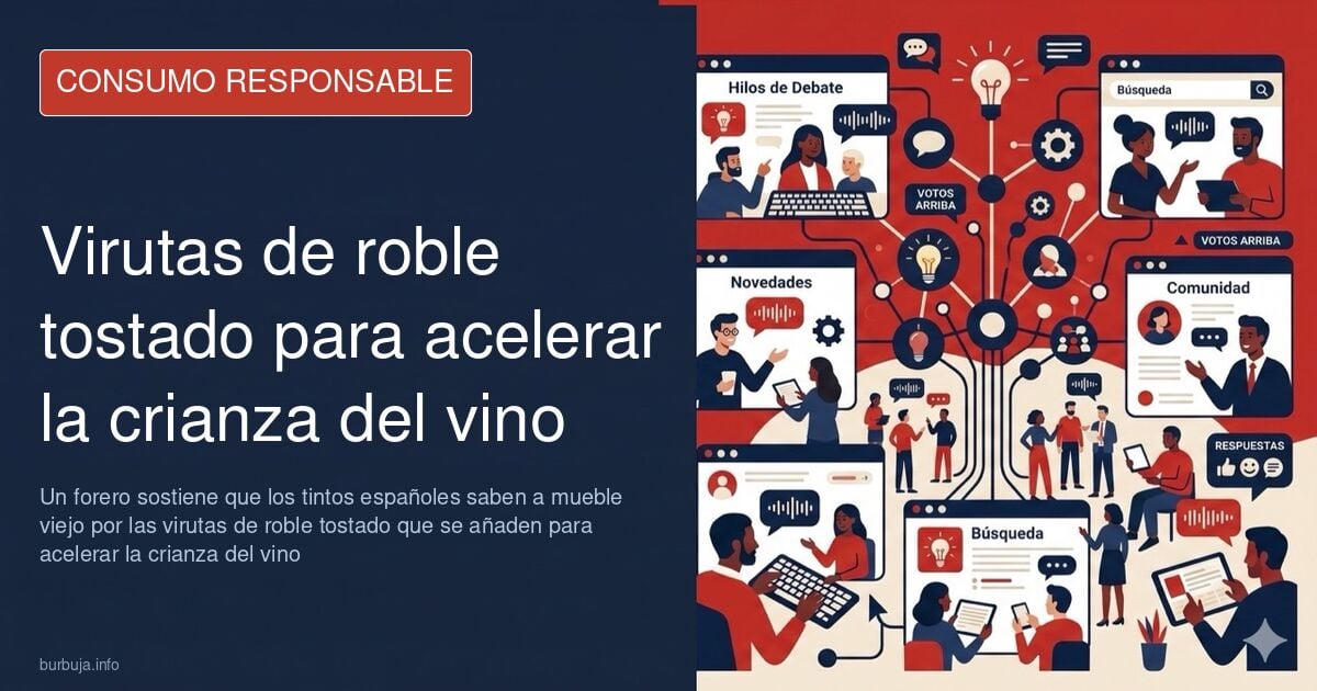 Virutas y taquitos de roble tostado apilados junto a una copa de vino tinto en una bodega