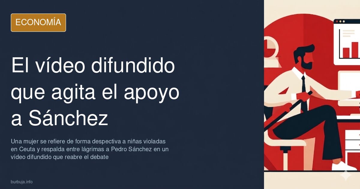 Ilustración editorial sobre el debate migratorio en Ceuta y la relación entre España y Marruecos con gráficos y monedas