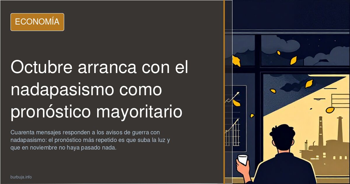 Octubristas, os invoco: este octubre apunta a ser el GRAN OCTUBRE