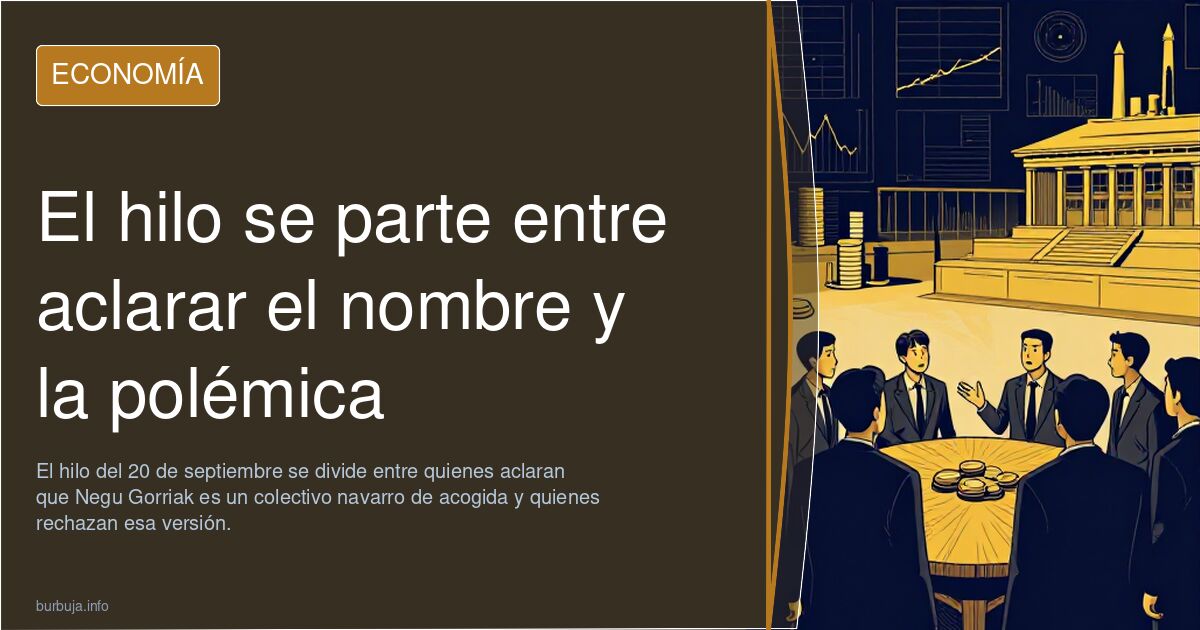El hilo se parte entre aclarar el nombre y la polémica