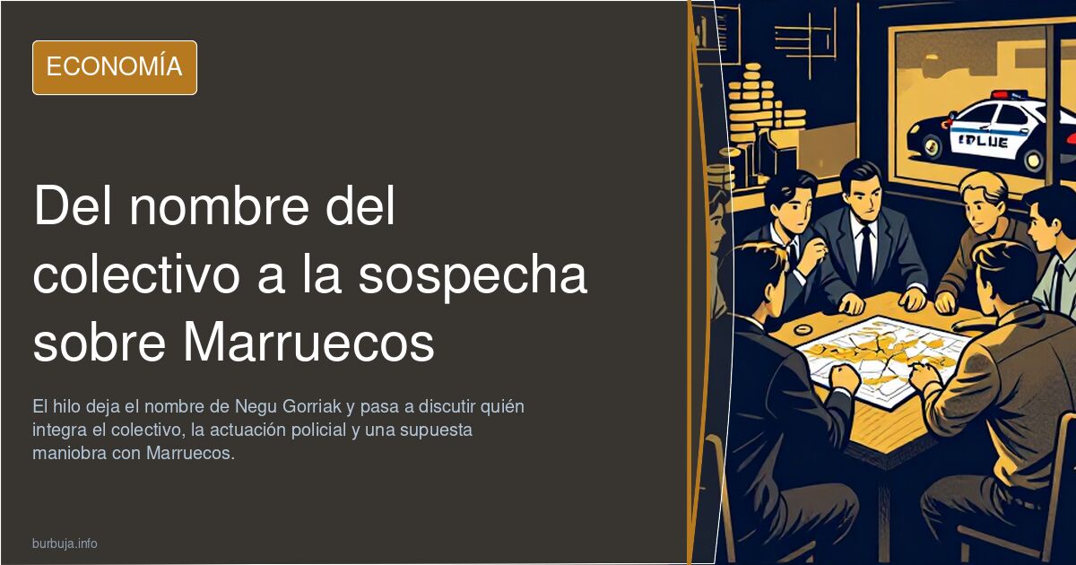 Del nombre del colectivo a la sospecha sobre Marruecos