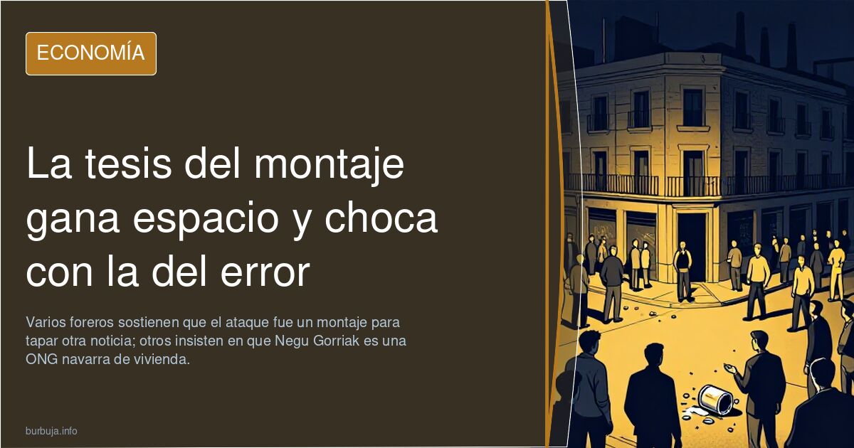 La tesis del montaje gana espacio y choca con la del error