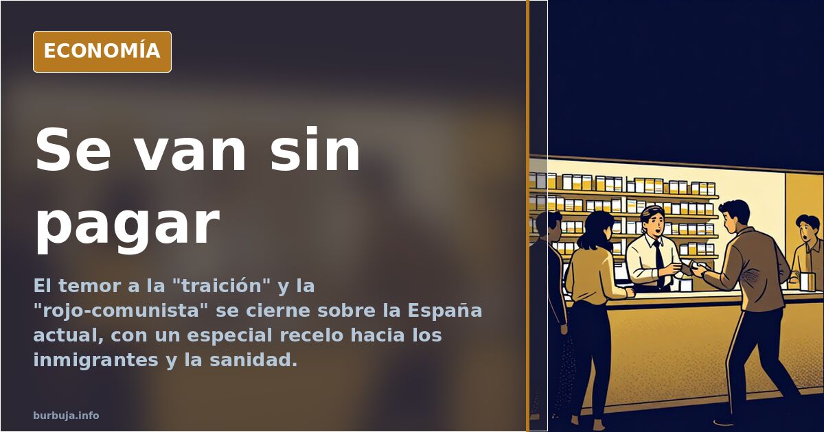 Se van sin pagar
