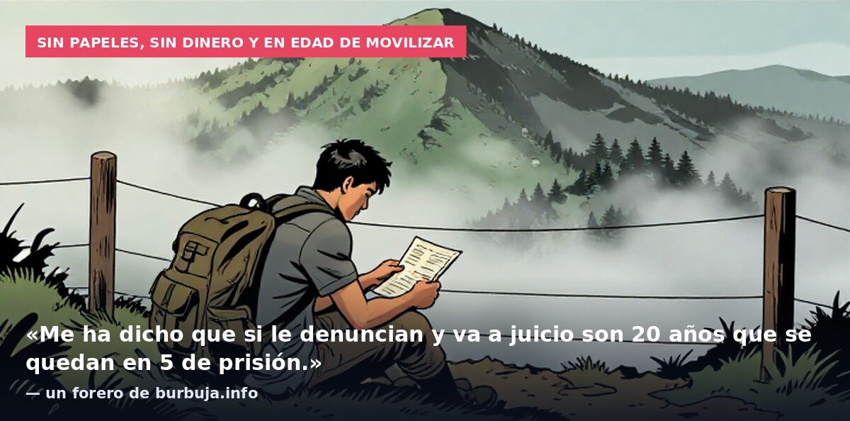 Sin papeles, sin dinero y en edad de movilizar: «Me ha dicho que si le denuncian y va a juicio son 20 años que se quedan en 5 de prisión.» — un forero de burbuja.info
