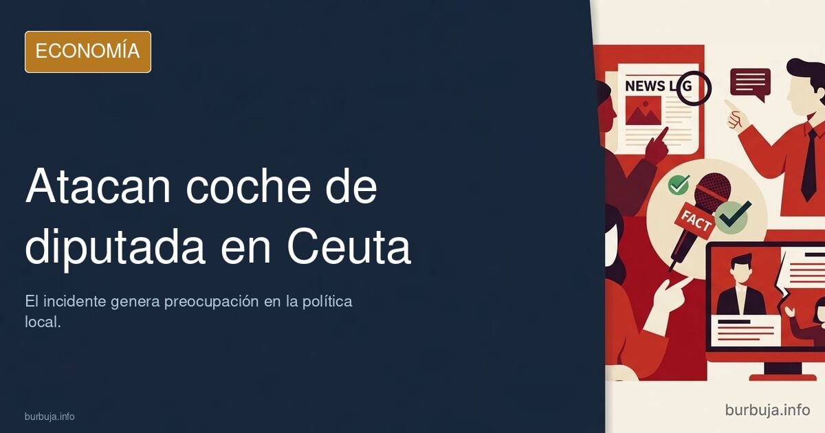 Atacan el coche de una difrutada del partido izquierdista, Ceuta