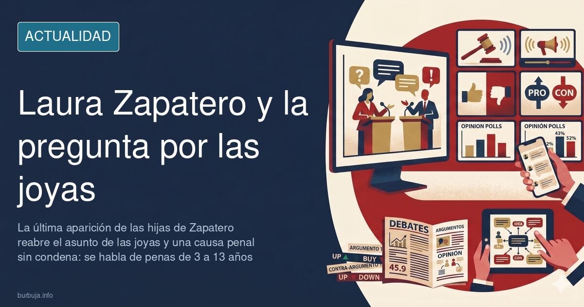 Una de las hijas de Zapatero fotografía con el móvil a un reportero