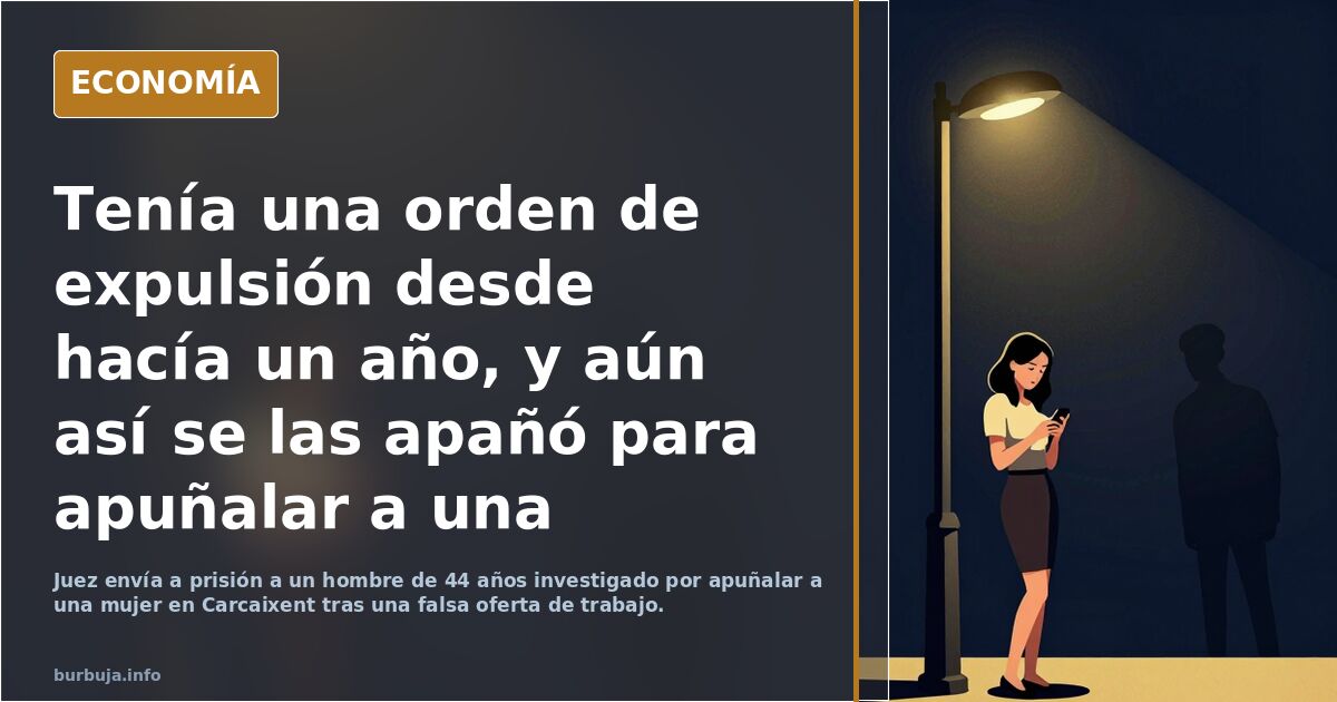 Tenía una orden de expulsión desde hacía un año, y aún así se las apañó para apuñalar a una mujer