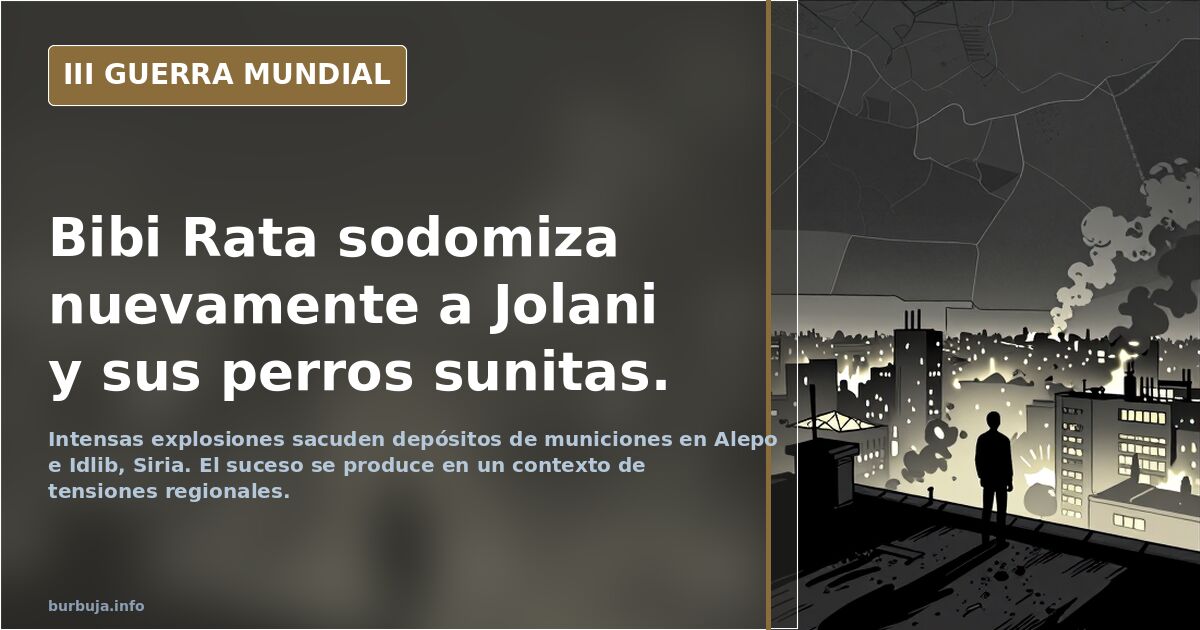 Bibi Rata sodomiza nuevamente a Jolani y sus perros sunitas.