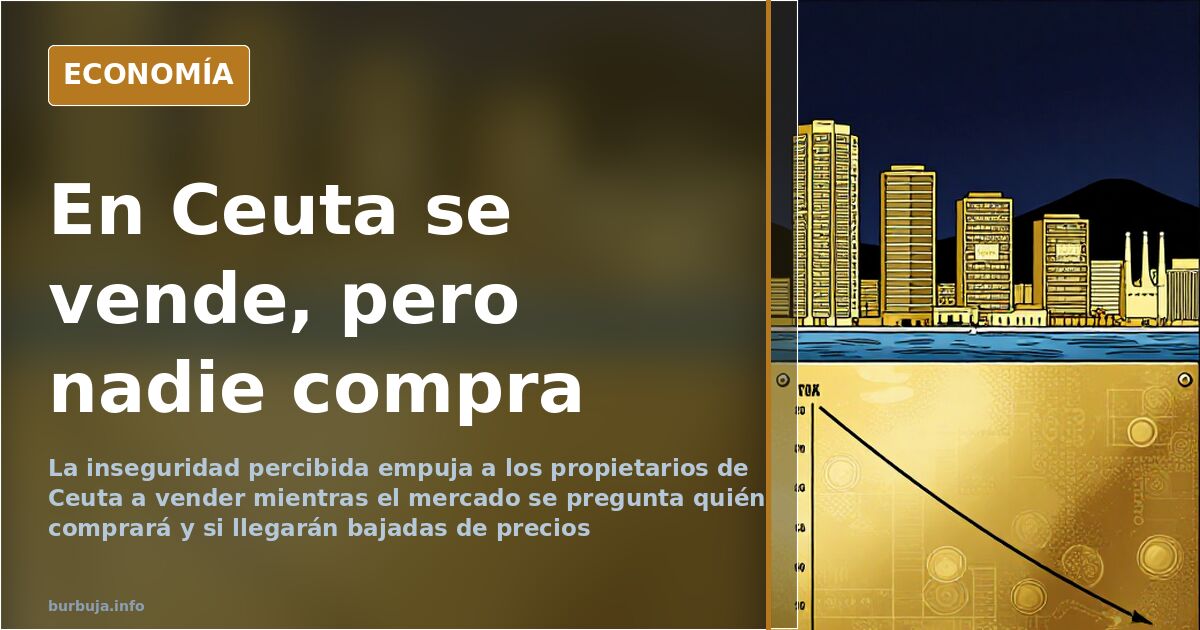 Ceuta: Insecurity drives owners to sell