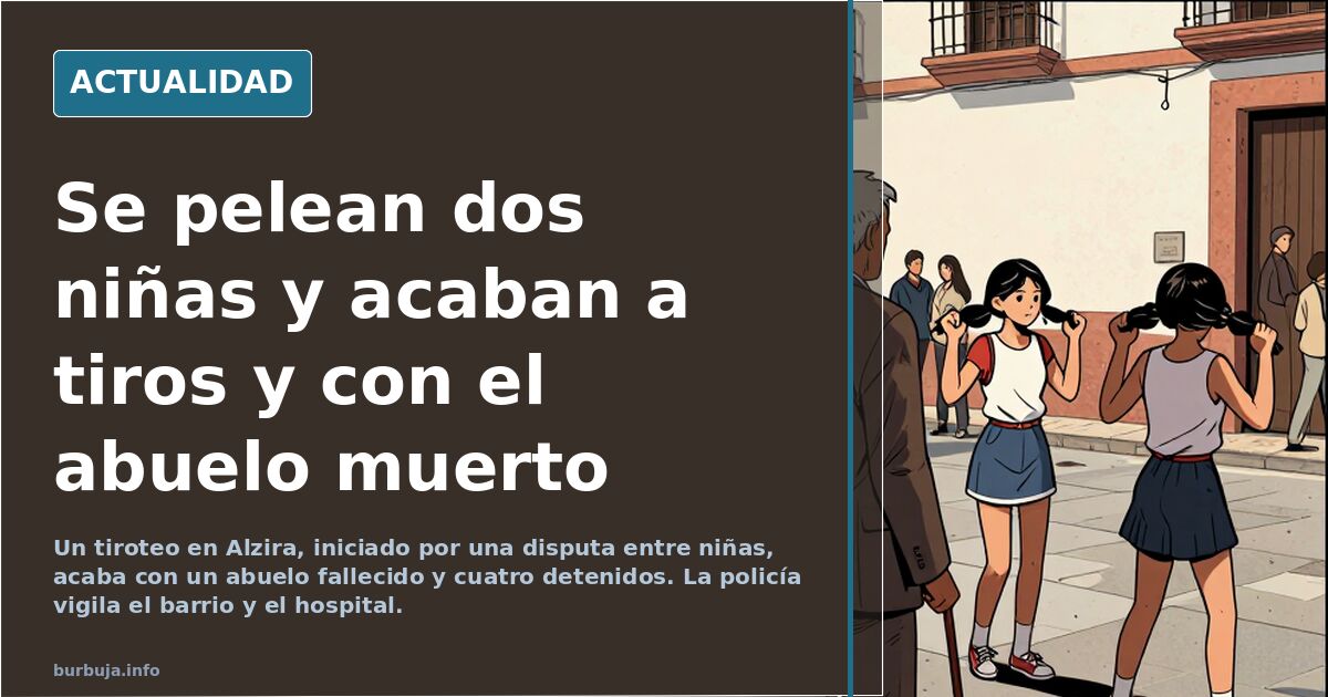 Dos niñas se pelean y acaban a tiros con el abuelo muerto