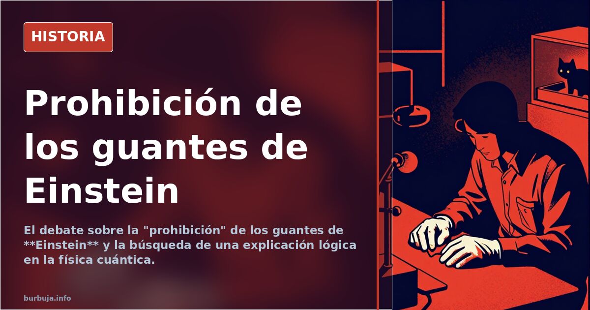 Prohibición de los guantes de Einstein