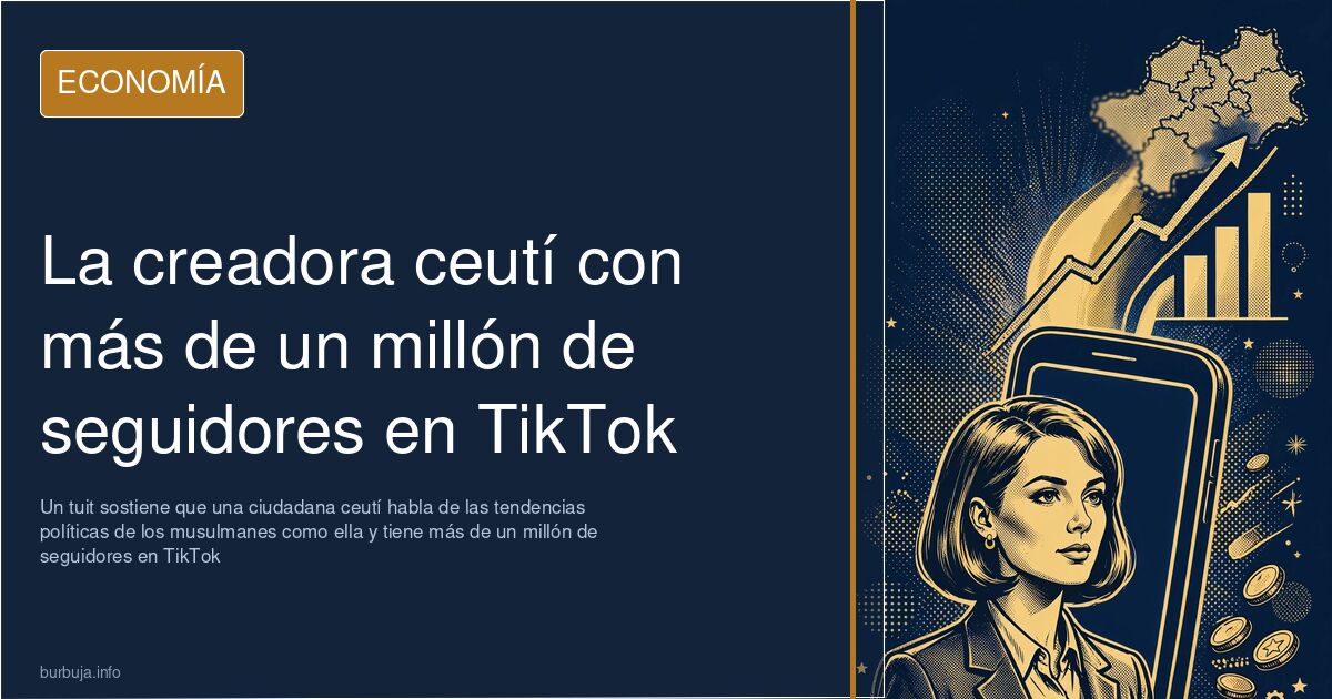 Tweet about Ceutí with Million TikTok Following