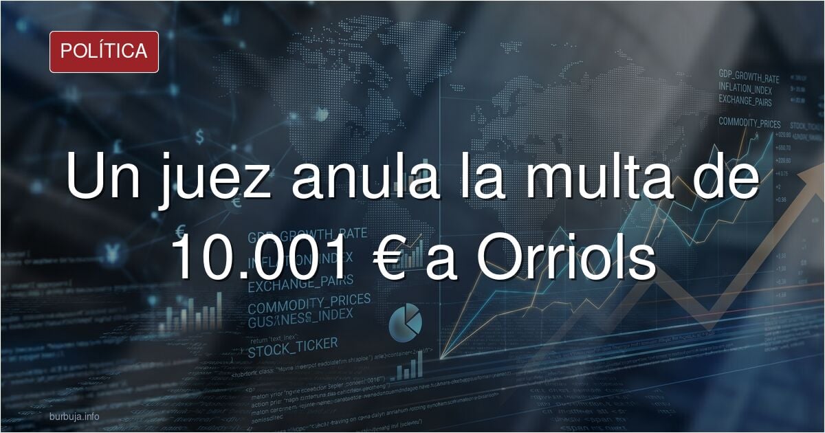 Ilustración editorial de Sílvia Orriols ante un estrado junto a una papeleta con la multa de 10.001 euros impuesta por la Gen