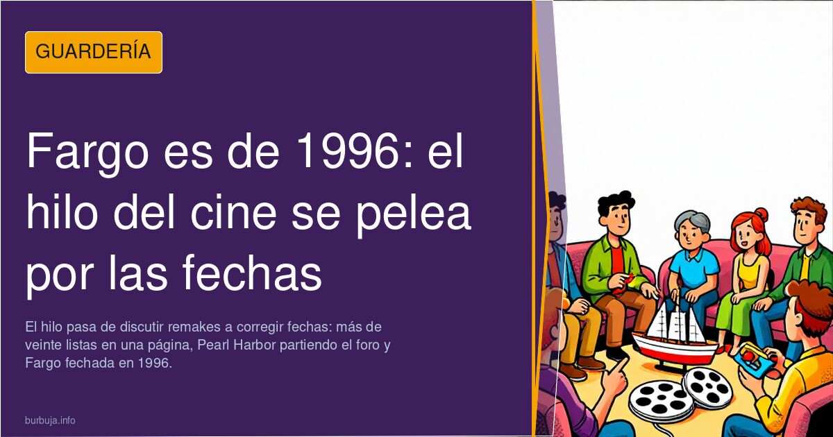Fargo es de 1996: el hilo del cine se pelea por las fechas