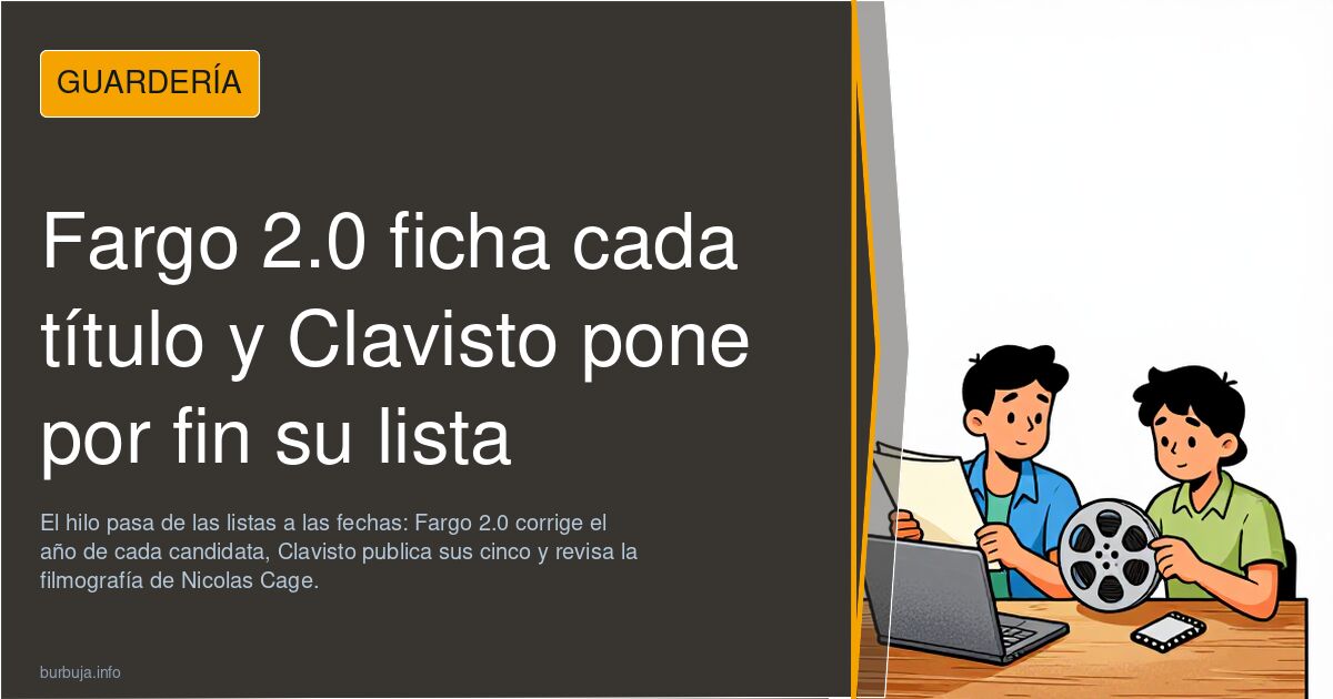 Fargo 2.0 ficha cada título y Clavisto pone por fin su lista