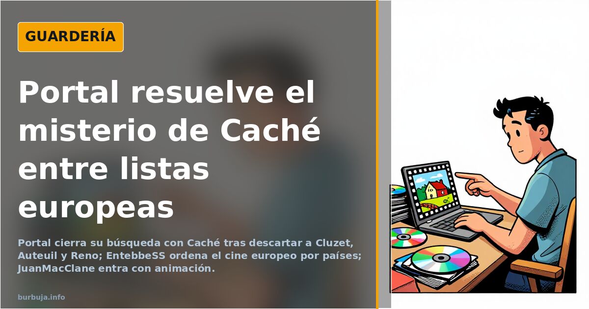 Portal resuelve el misterio de Caché entre listas europeas