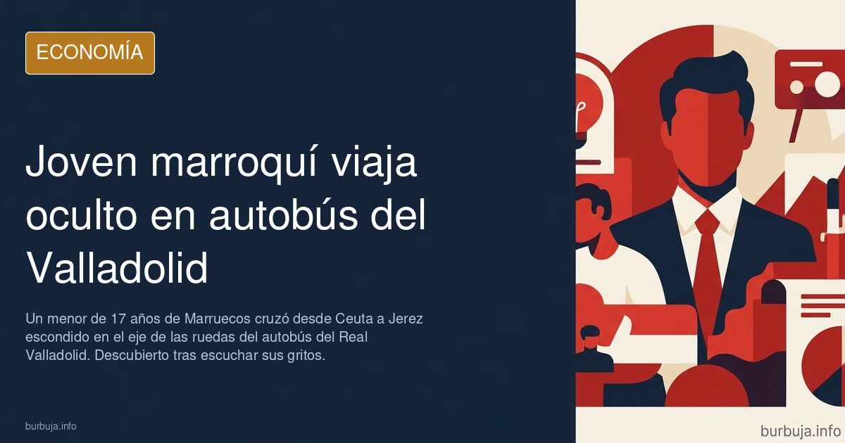 Un mena jovenlandés cruzó desde Ceuta hasta Jerez escondido en el eje de las ruedas del autobús del Real Valladolid