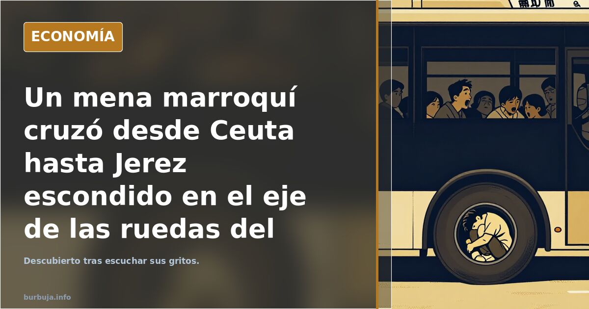 Un mena marroquí cruzó desde Ceuta hasta Jerez escondido en el eje de las ruedas del autobús del Real Valladolid