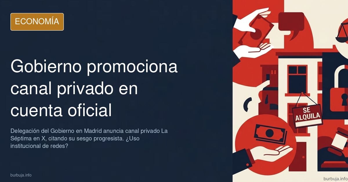 Los defensores de lo público callan ante la promoción de La Séptica, un canal privado, por parte del Gobierno.