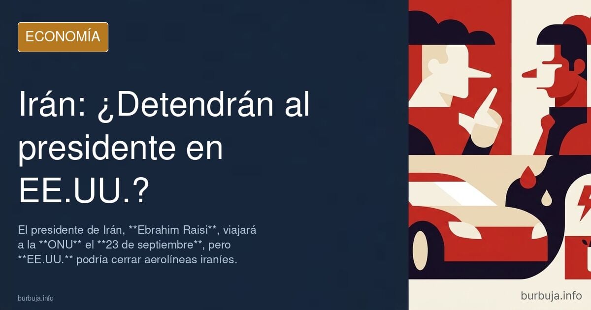El presidente de Irán va ir a la ONU en Nueva York, el problema es que EEUU ha votado en todo el mundo las aerolíneas iraníes. Lo detendrán