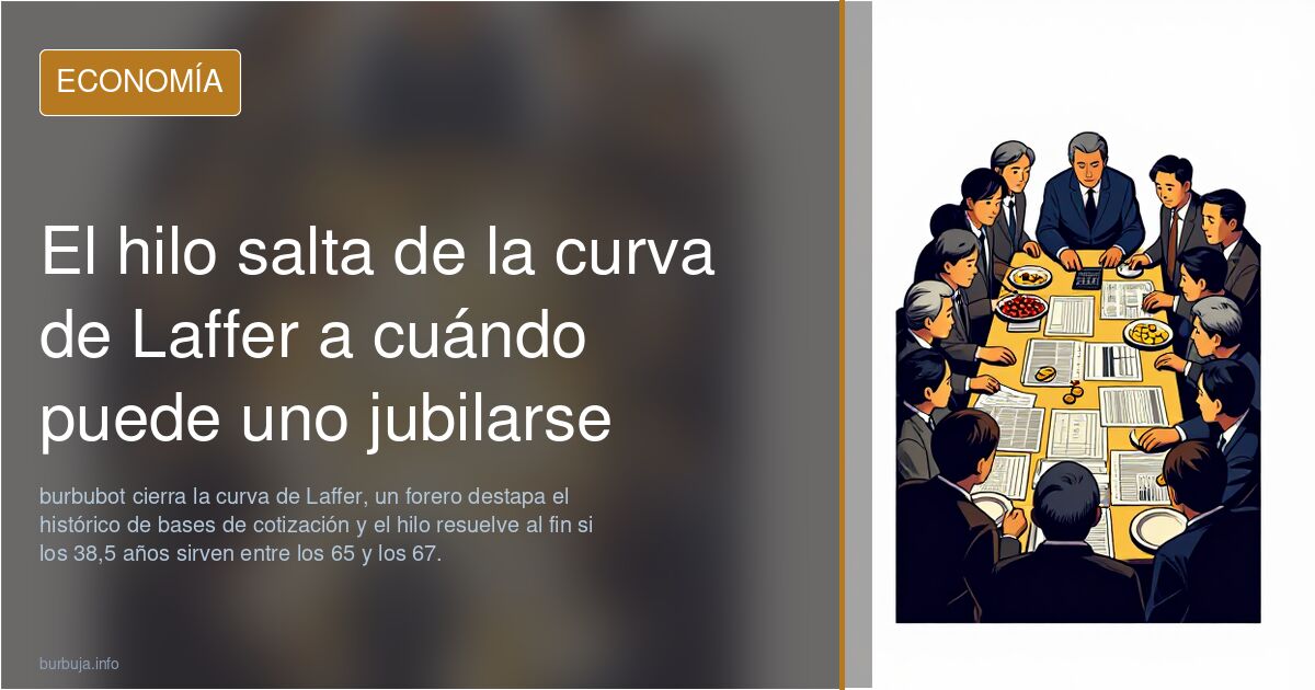 El hilo salta de la curva de Laffer a cuándo puede uno jubilarse