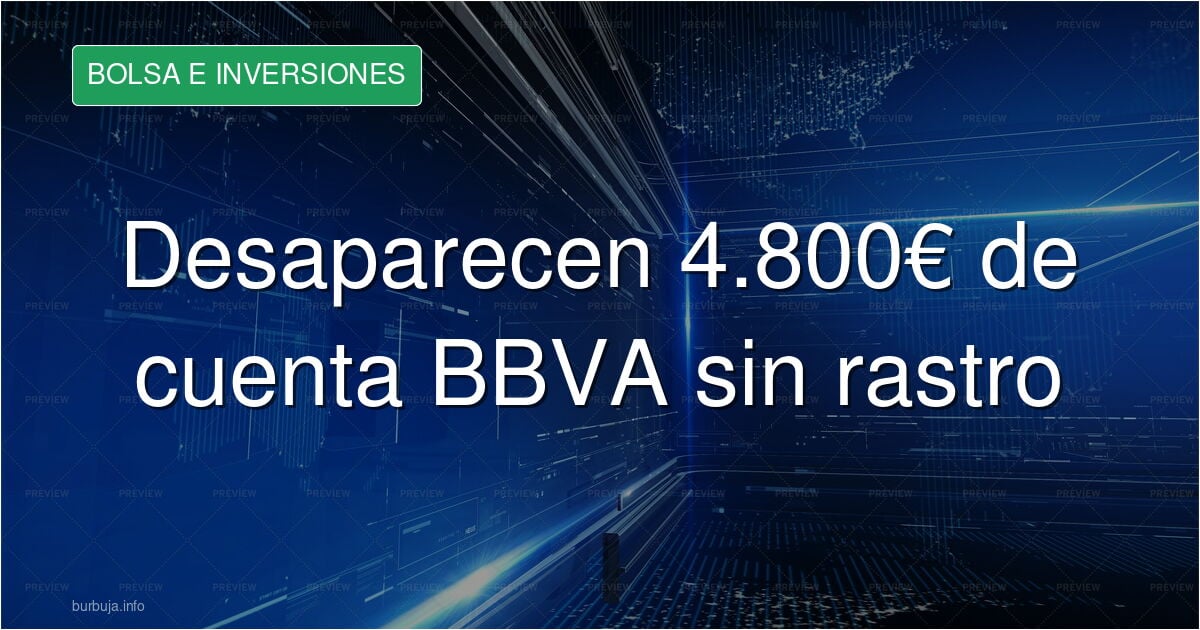 Intento de engaña raro en la cuenta de BBVA. Expediente X