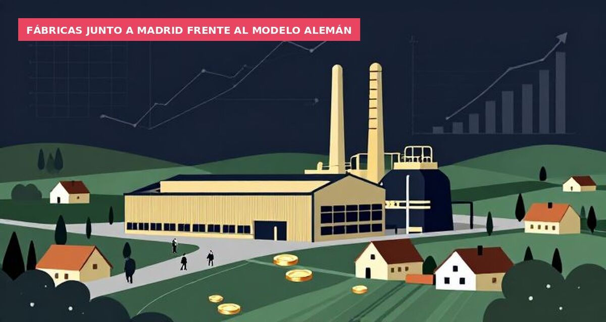 Fábricas junto a Madrid frente al modelo alemán