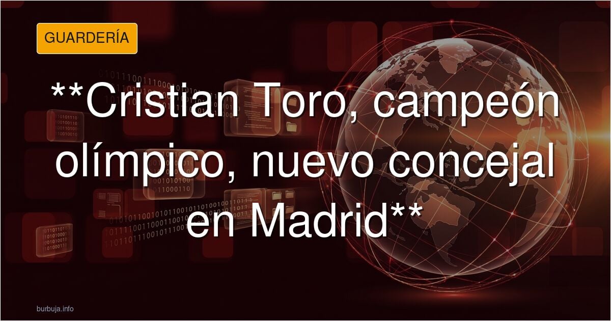 Mañaco alfota Cristian Toro nuevo concejal de VOX en Madrid