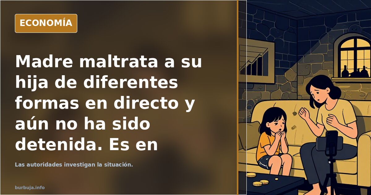 Madre maltrata a su hija de diferentes formas en directo y aún no ha sido detenida. Es en Galicia