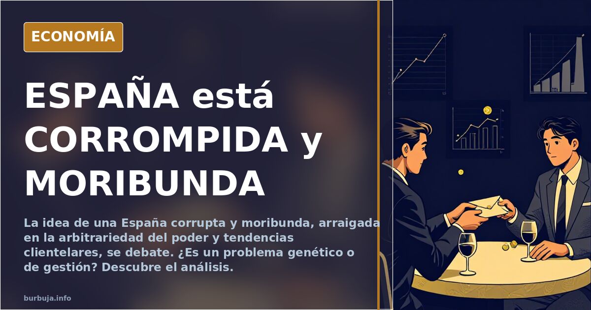España está corrompida y moribunda