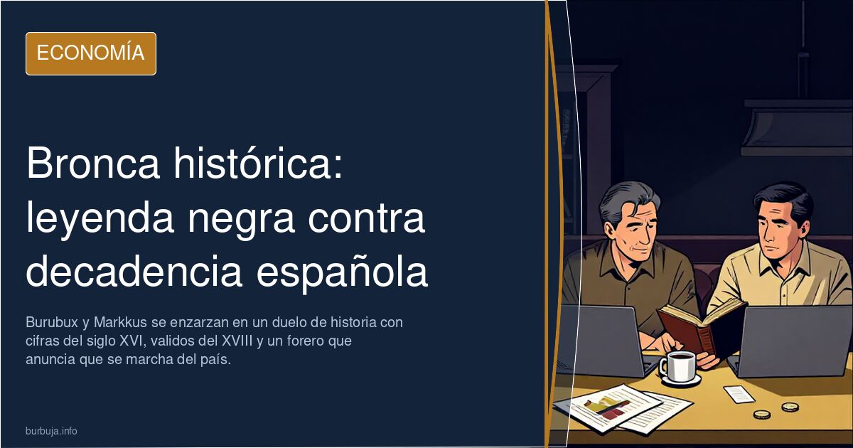 Bronca histórica: leyenda negra contra decadencia española